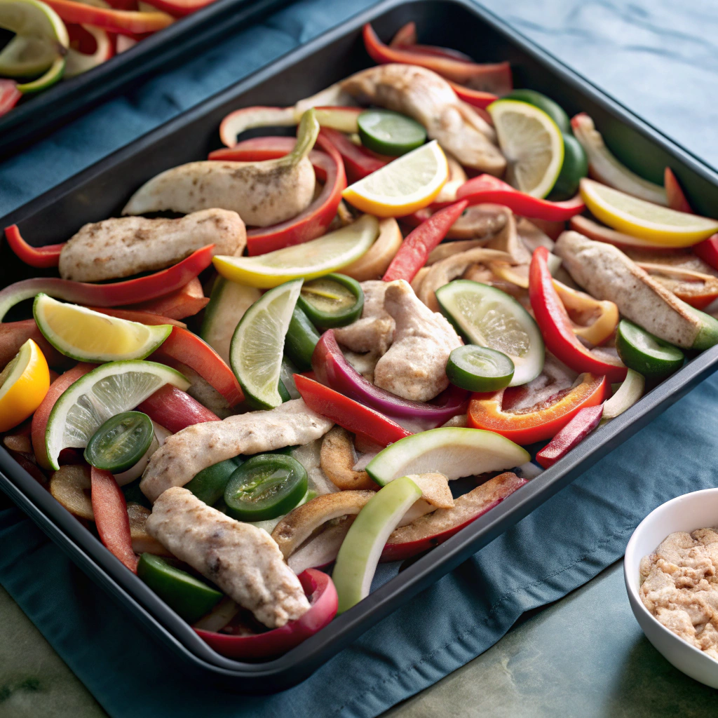 Delicious Quick and Easy Sheet Pan Chicken Fajitas Recipe 2 Quick and Easy Sheet Pan Chicken Fajitas