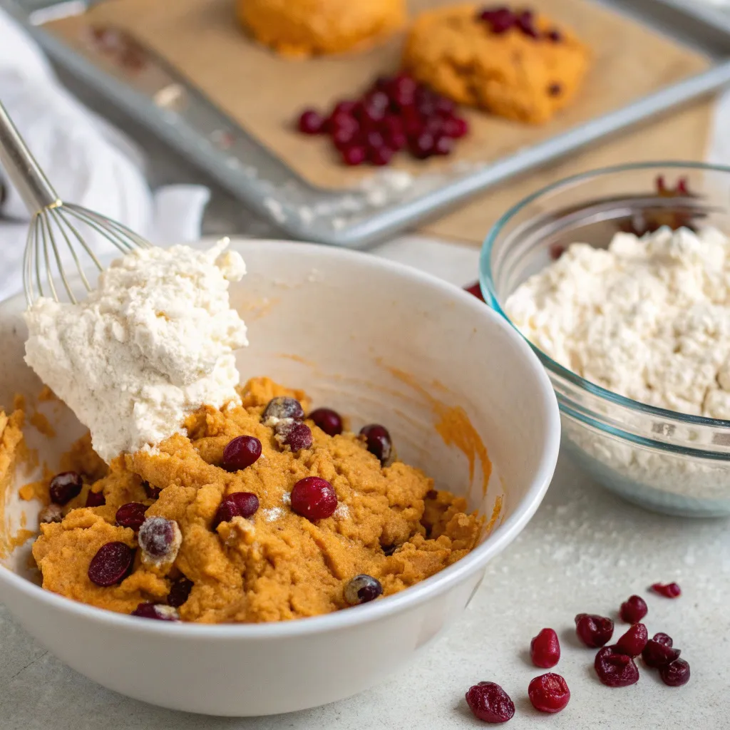 Amazing Pumpkin Cranberry Cottage Cheese Cookies