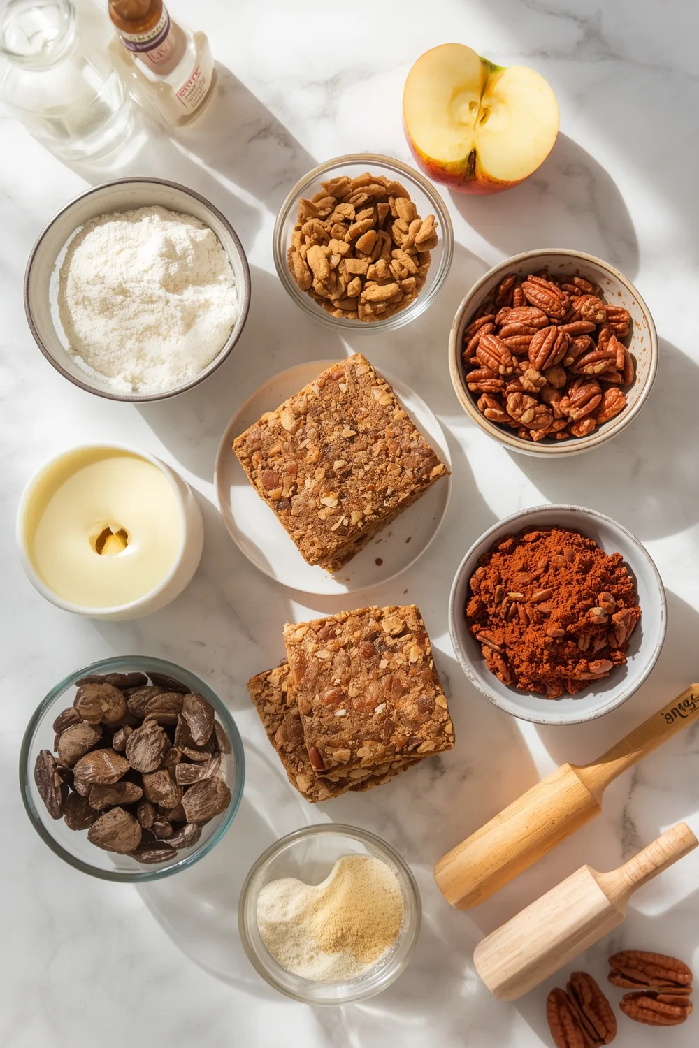 Nutritious Apple Pecan Protein Energy Bars