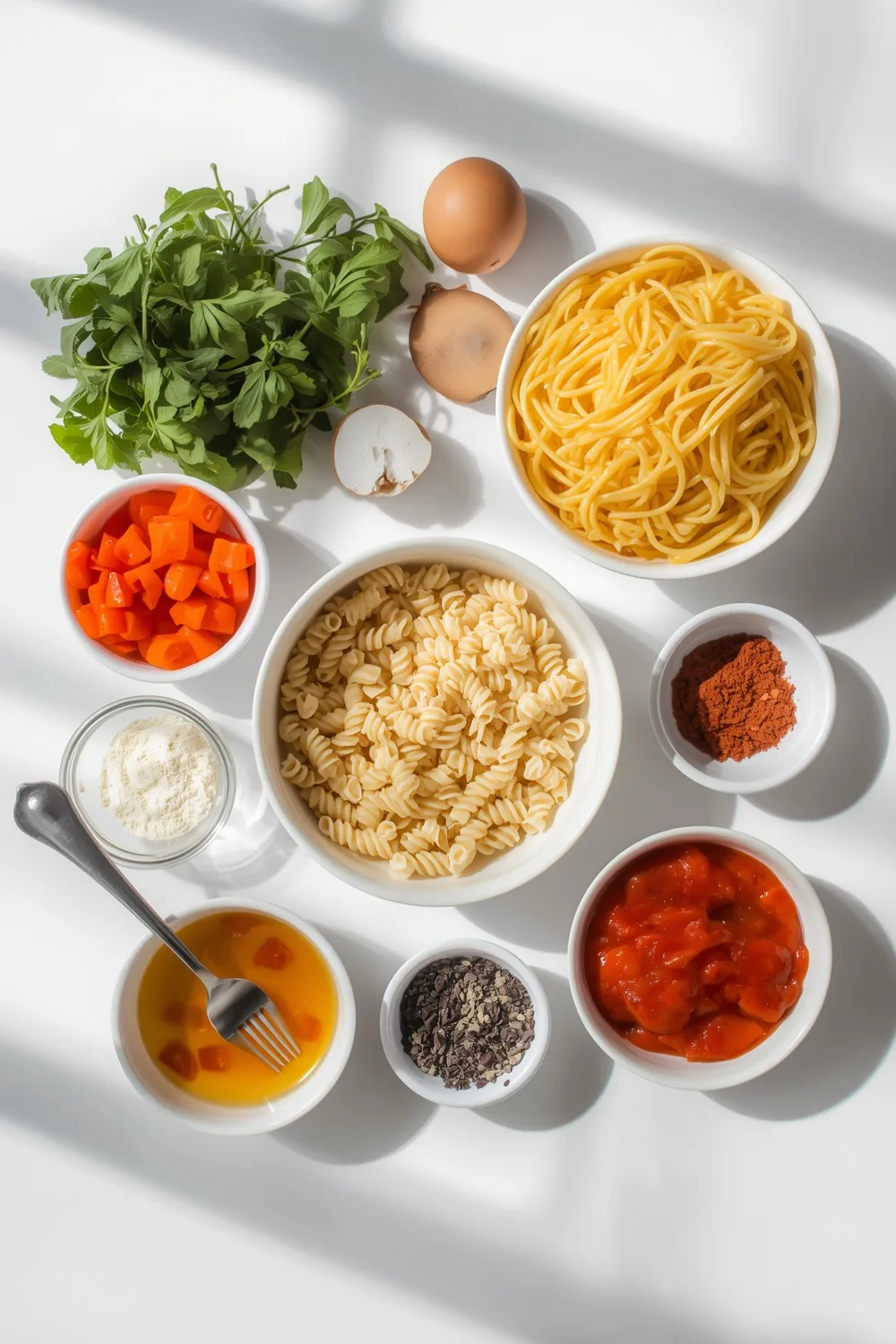 Simple One Pan Cheesy Veggie Pasta Bake