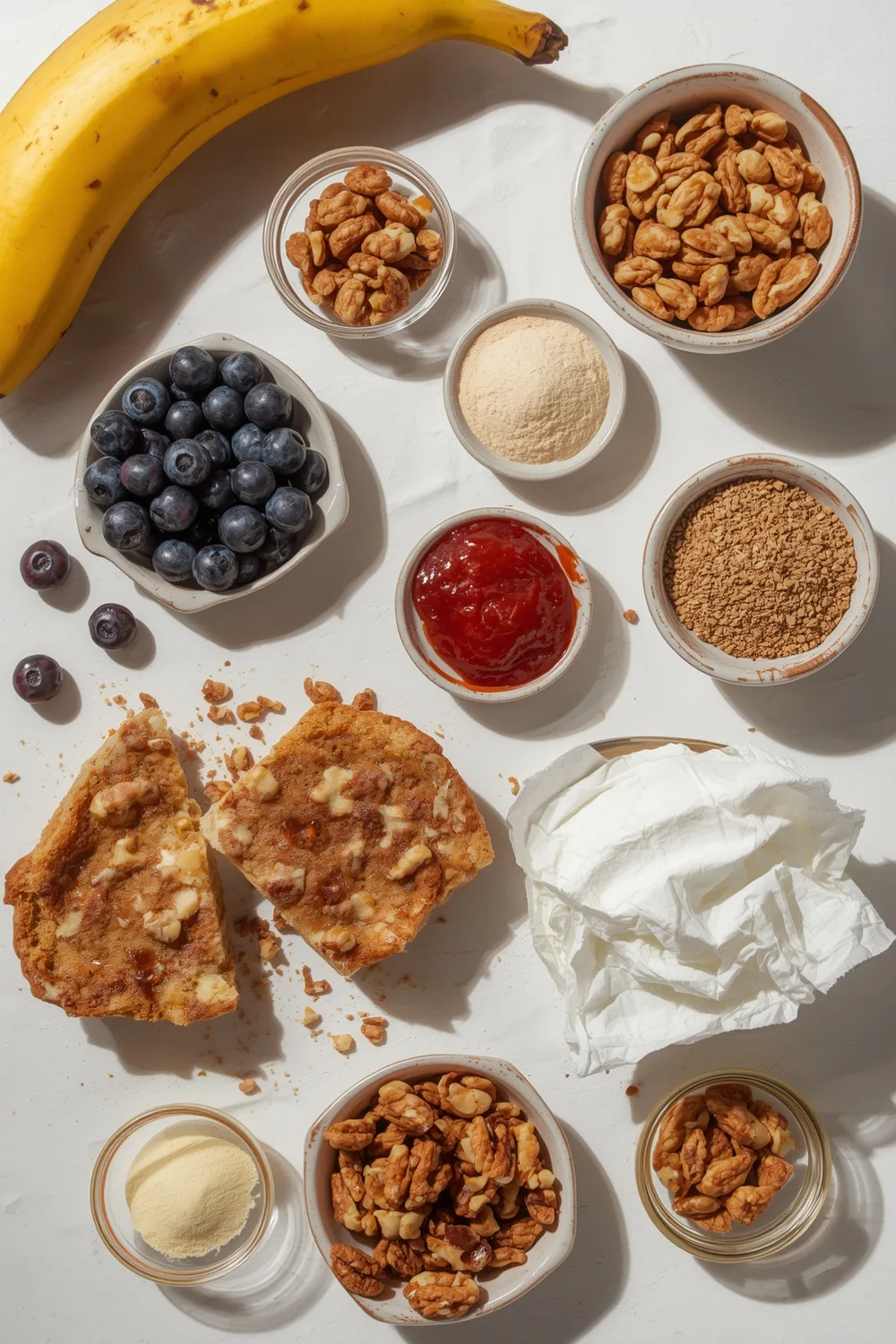 Delicious Nutritious Banana Walnut Protein Squares Recipe 1 Nutritious Banana Walnut Protein Squares for Guilt-Free Snacking