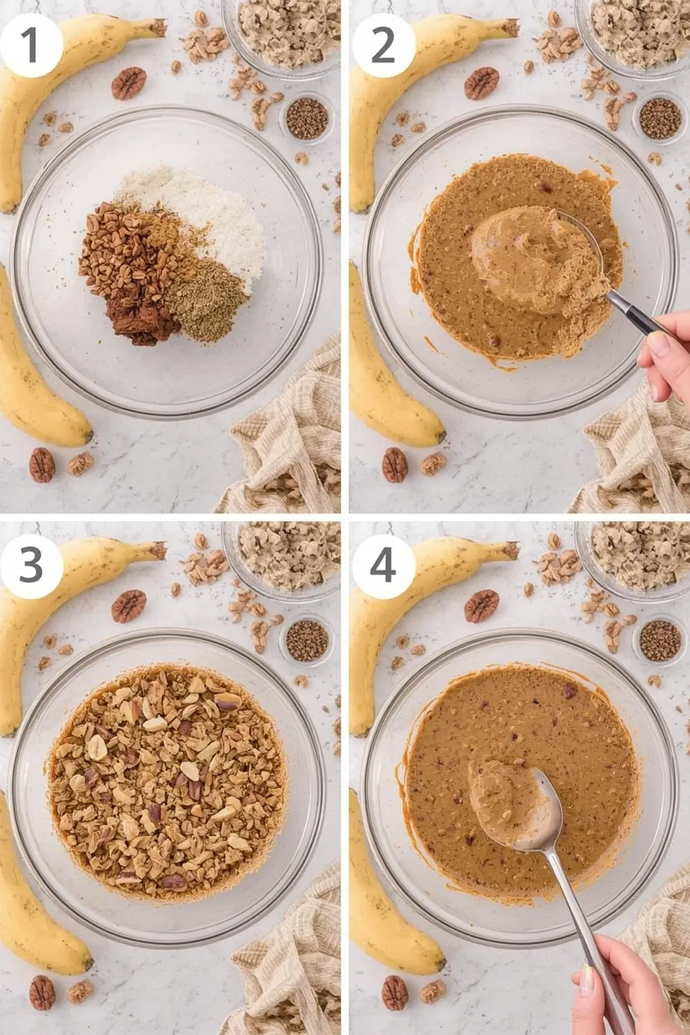 Delicious Nutritious Banana Walnut Protein Squares Recipe 2 Nutritious Banana Walnut Protein Squares for Guilt-Free Snacking