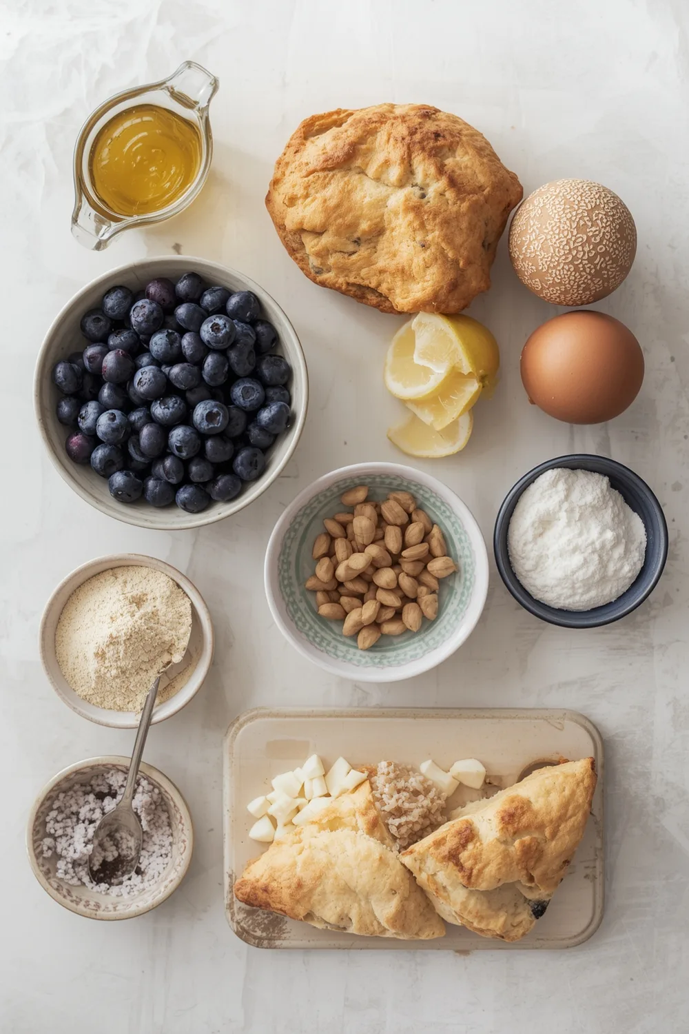 Lively Blueberry Lemon Protein Scones for Healthy Breakfasts