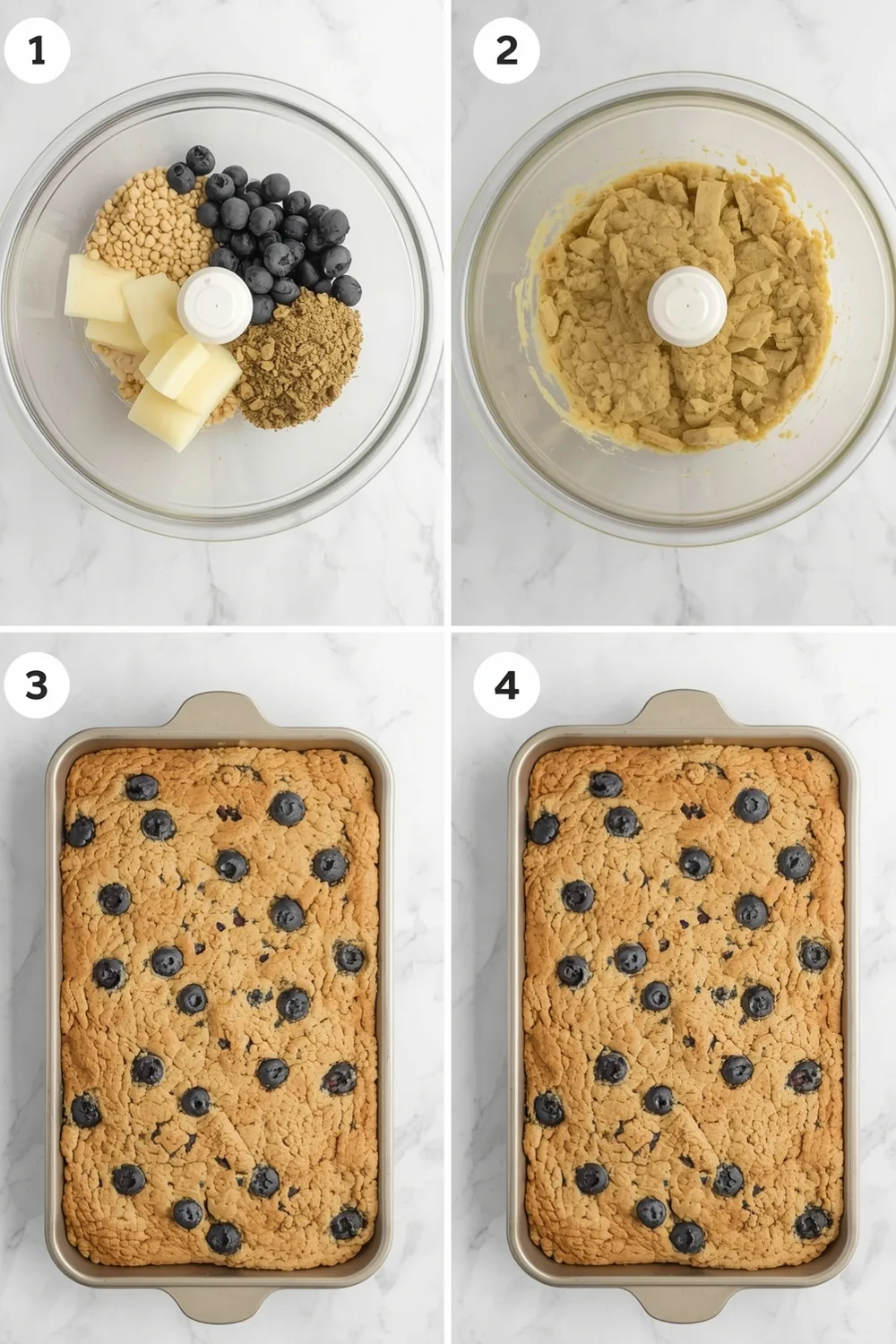 Colorful Blueberry Lemon Protein Scones for a Fresh Start