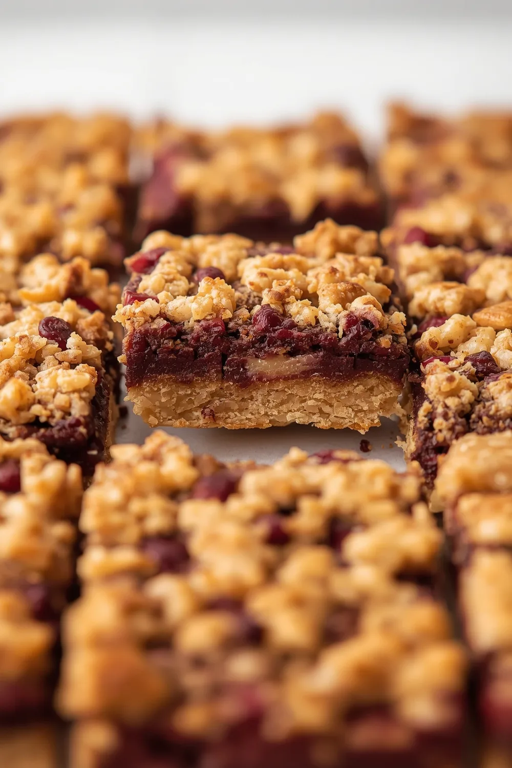 Decadent Brown Butter Cranberry Crumble Bars Gluten Free