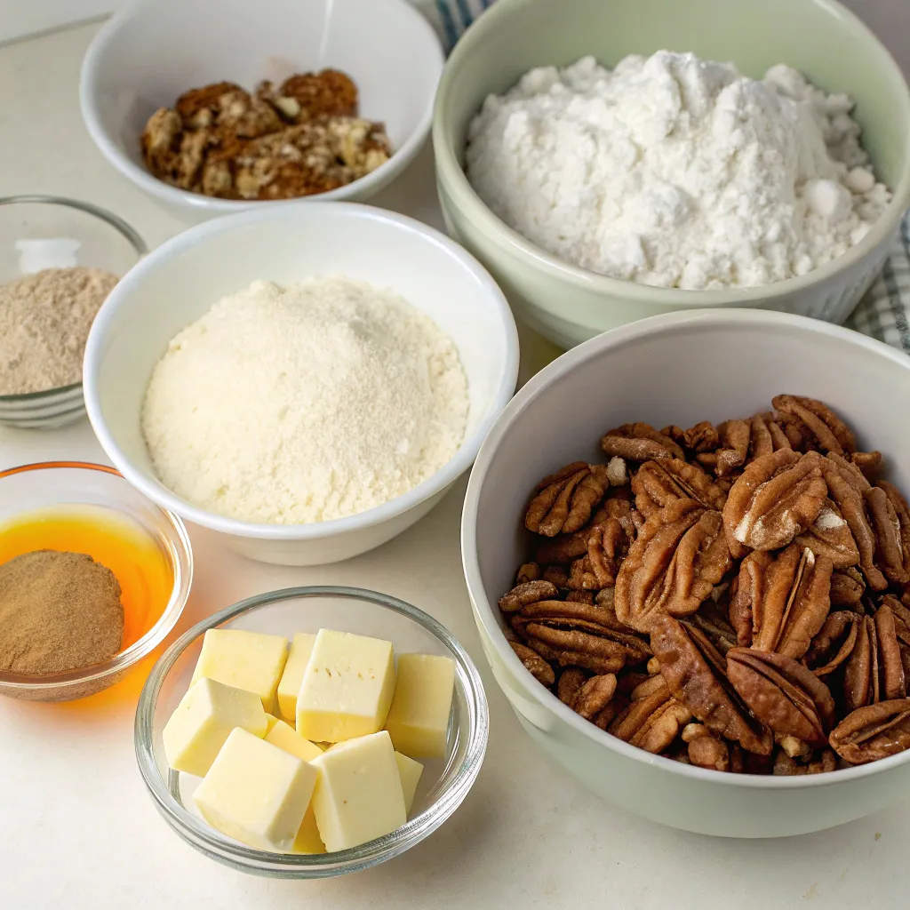 Buttery Pecan Snowball Cookies