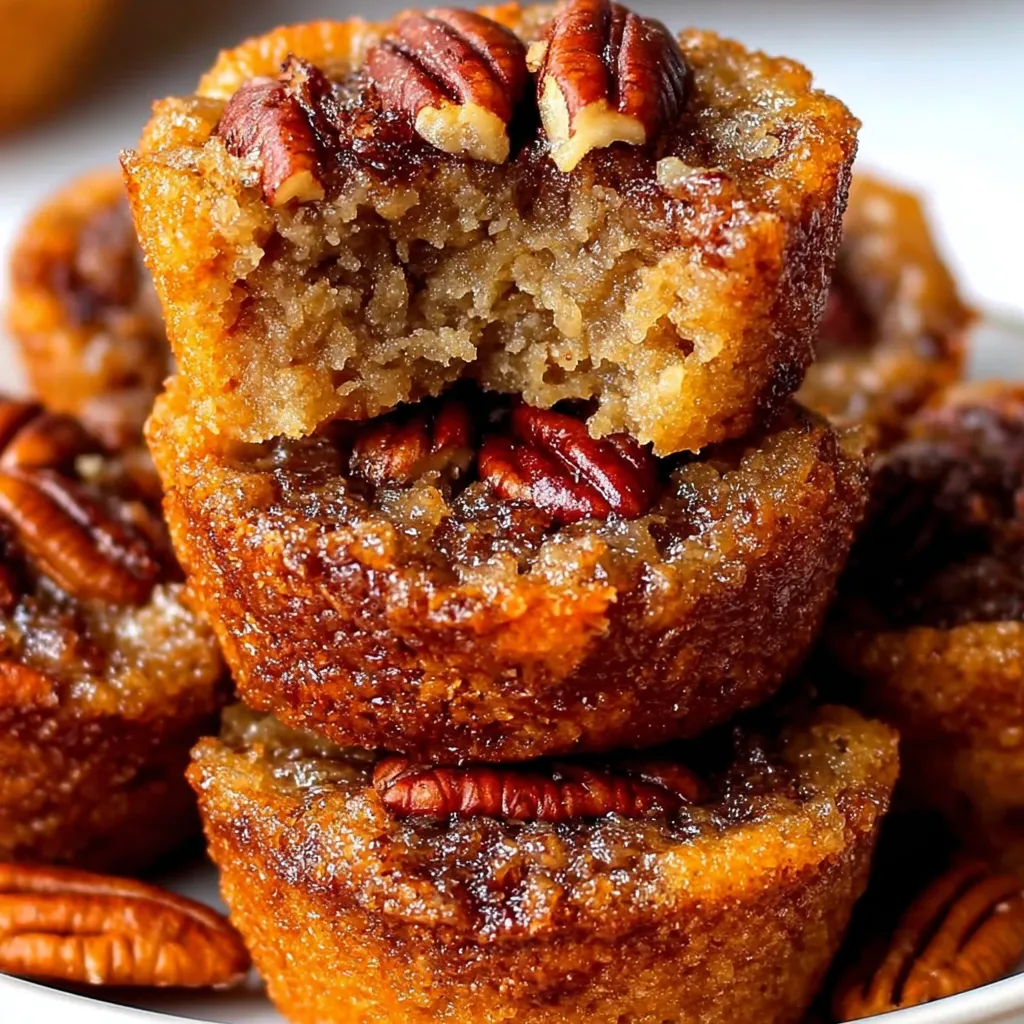 Buttery Southern Pecan Pie Bites