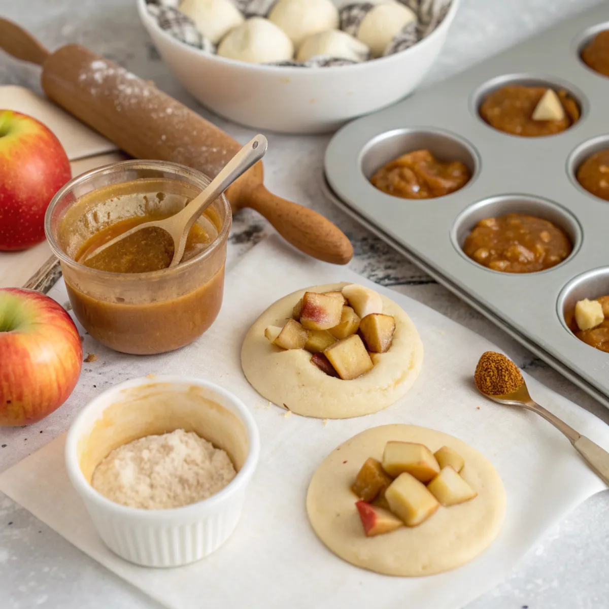 Caramel Apple Pie Bombs