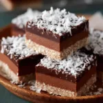 Carrés Coco Chocolat No-Bake