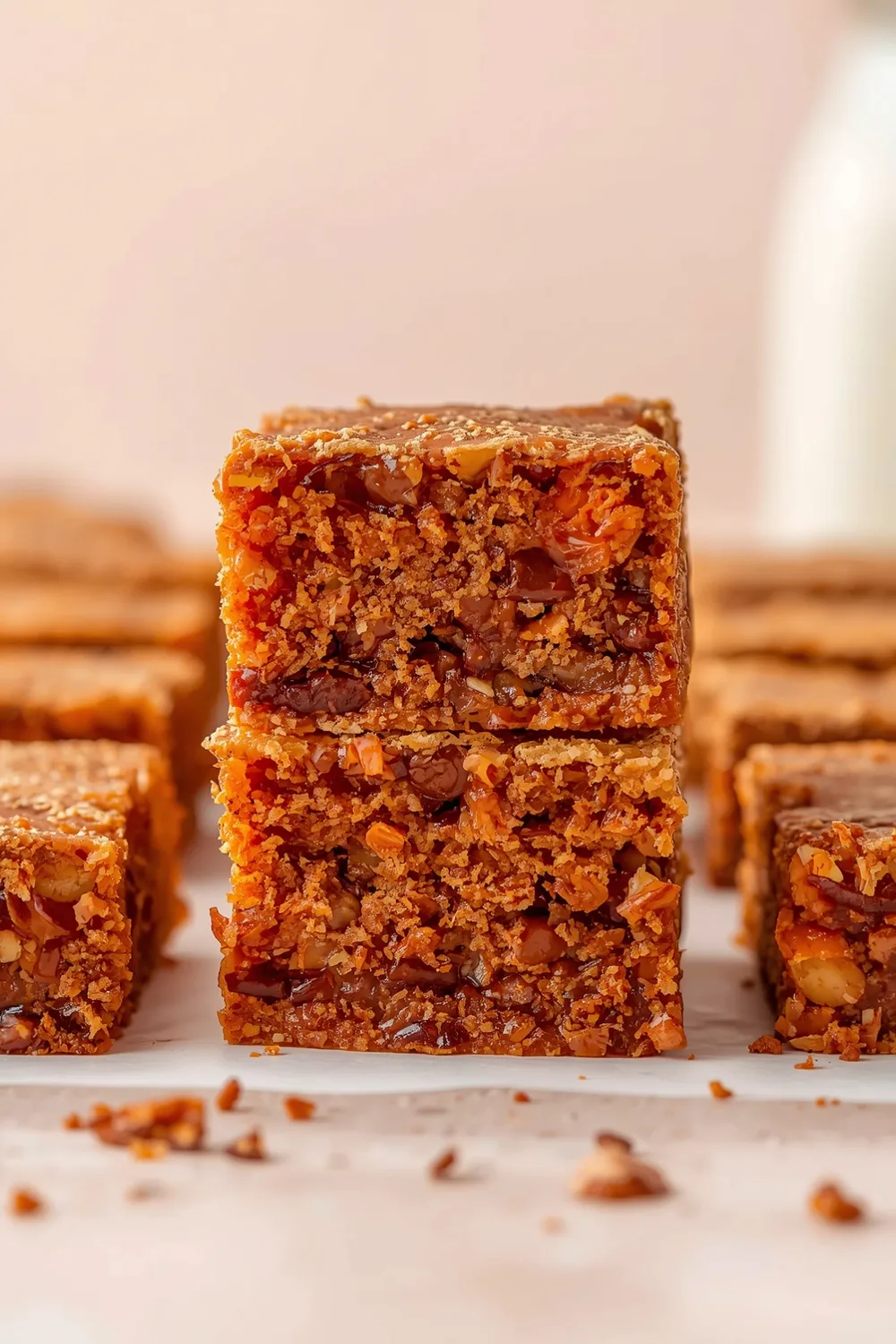 Healthy Cinnamon Carrot Spice Bars for Breakfast