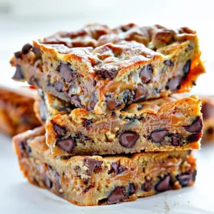 Chocolate Chip Caramel Bars