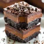 Chocolate No-Bake Cheesecake Bars