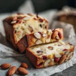 Christmas Vanilla Cake with Almonds & Mixed Nuts