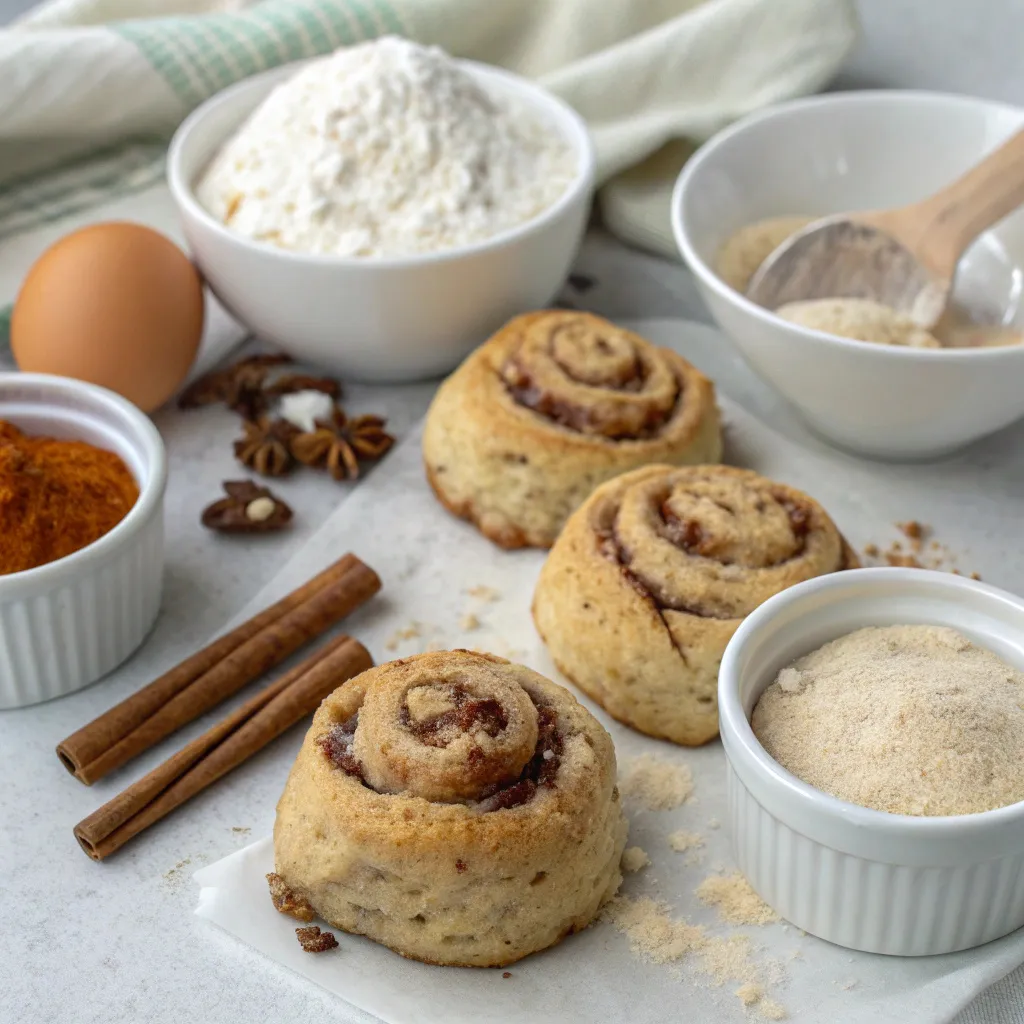 Cinnamon Roll Protein Scones