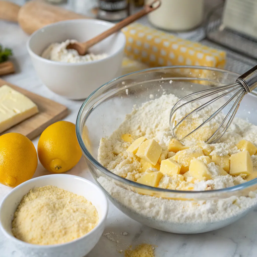Cottage Cheese Lemon Cake Bars