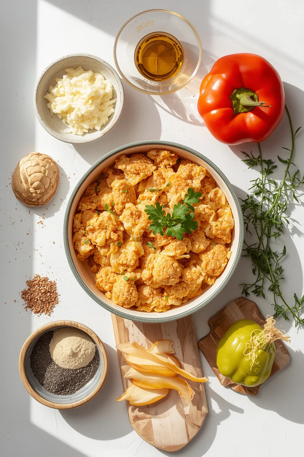 Irresistible Savory Cottage Cheese Casserole: 9 Healthy Ingredients 1 Savory Cottage Cheese Casserole for a Wholesome Meal