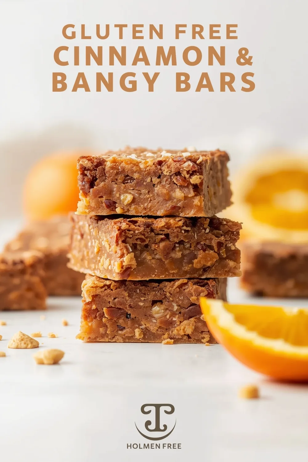 Irresistible Gluten Free Cinnamon Orange Winter Energy Bars - 10 Ingredients 3 Gluten Free Cinnamon Orange Winter Energy Bars