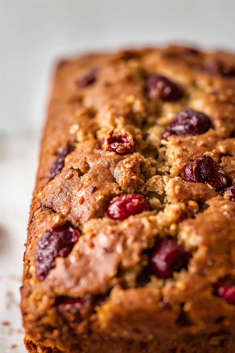 Cranberry Ginger Winter Breakfast Loaf