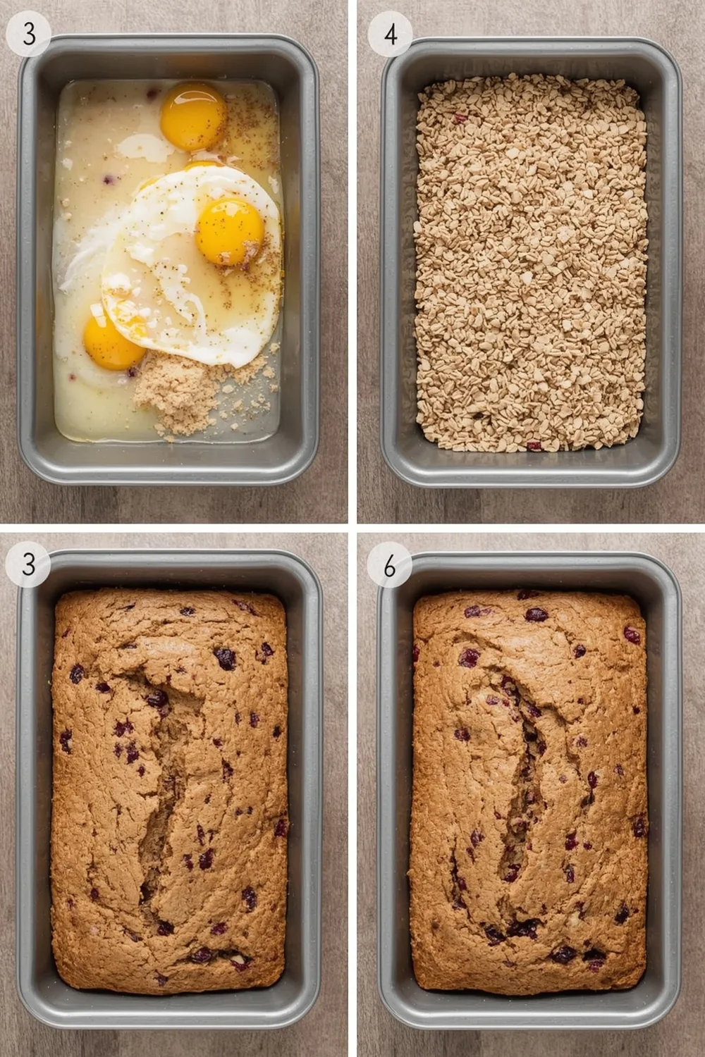 Cranberry Ginger Winter Breakfast Loaf