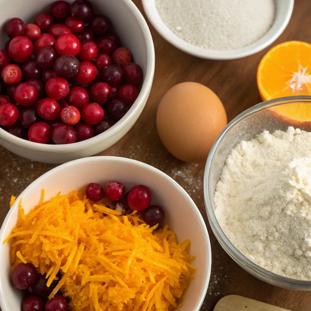 Cranberry Orange Breakfast Muffins with Holiday Glow