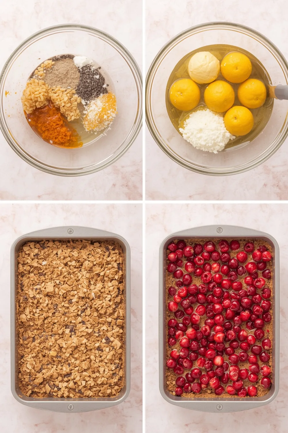 Citrus Infused Cranberry Orange Energy Boost Bars