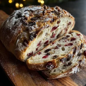 Cranberry Raisin Walnut Cinnamon Artisan Bread