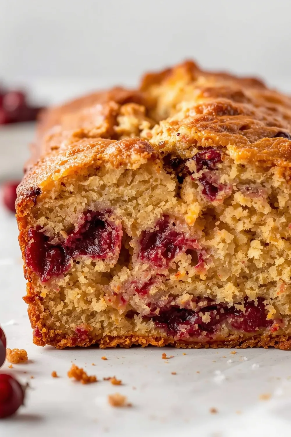 Gluten Free Cranberry Vanilla Winter Loaf Recipe