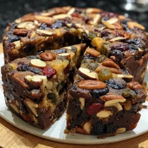 Dense Winter Fruit & Nut Cake