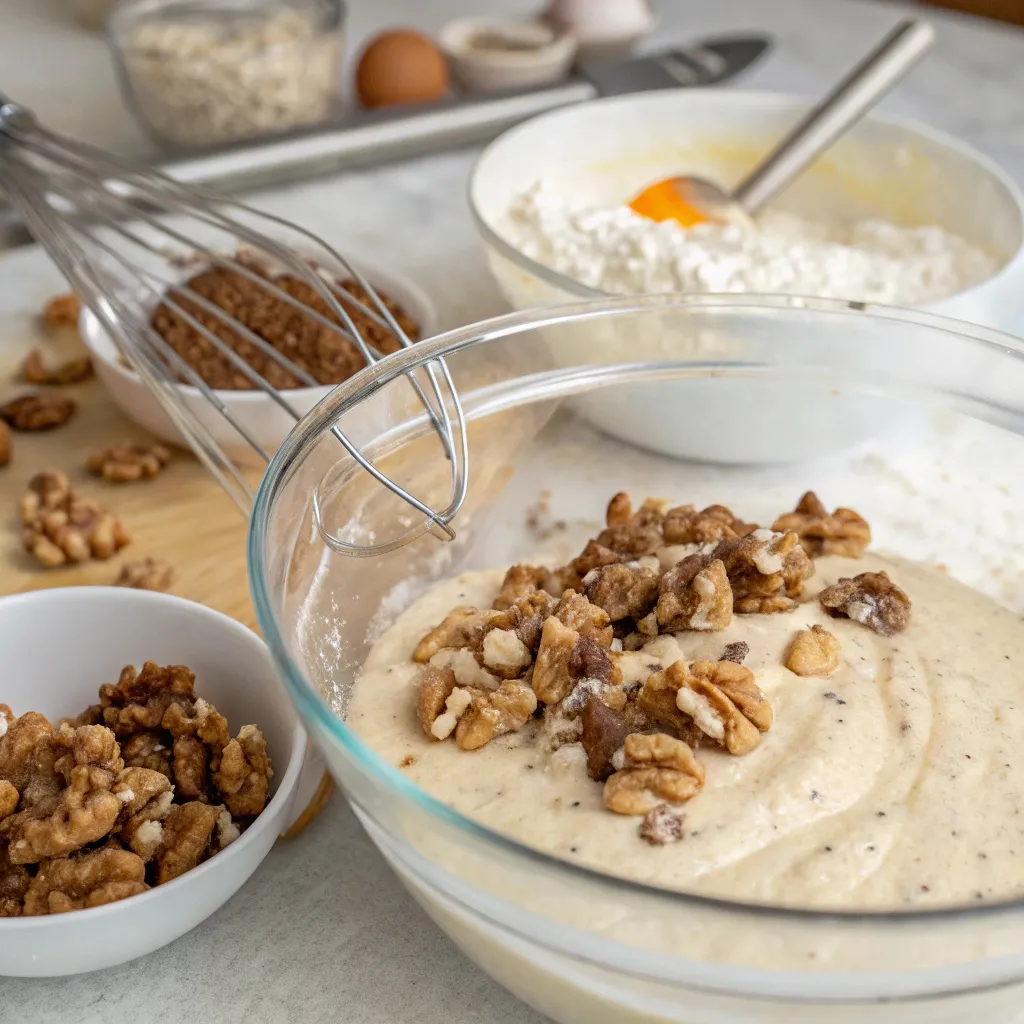 Flourless Maple Walnut Greek Yogurt Cake