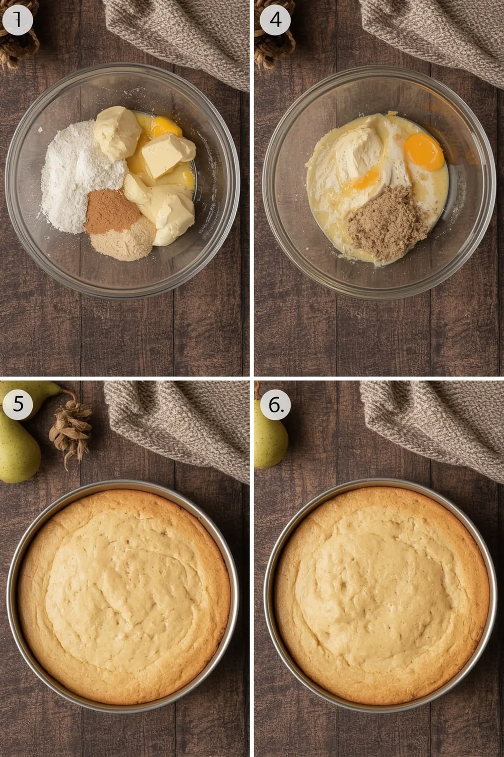 Comforting Ginger Pear Cake Bliss: A Delicious Winter Treat 2 Ginger Pear Cake Bliss for Cozy Winter Evenings
