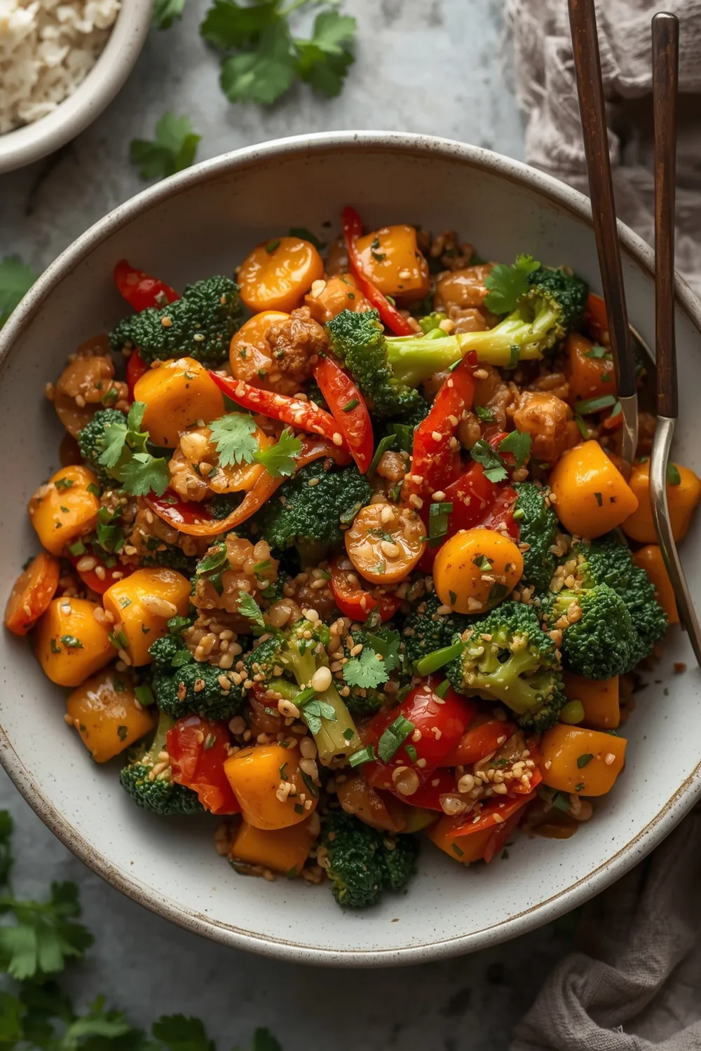 Wholesome Gluten Free Veggie Stir Fry Recipe