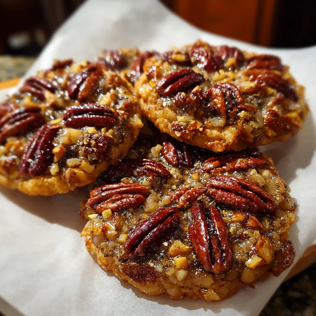 Gourmet Maple Pecan Pie Cookies