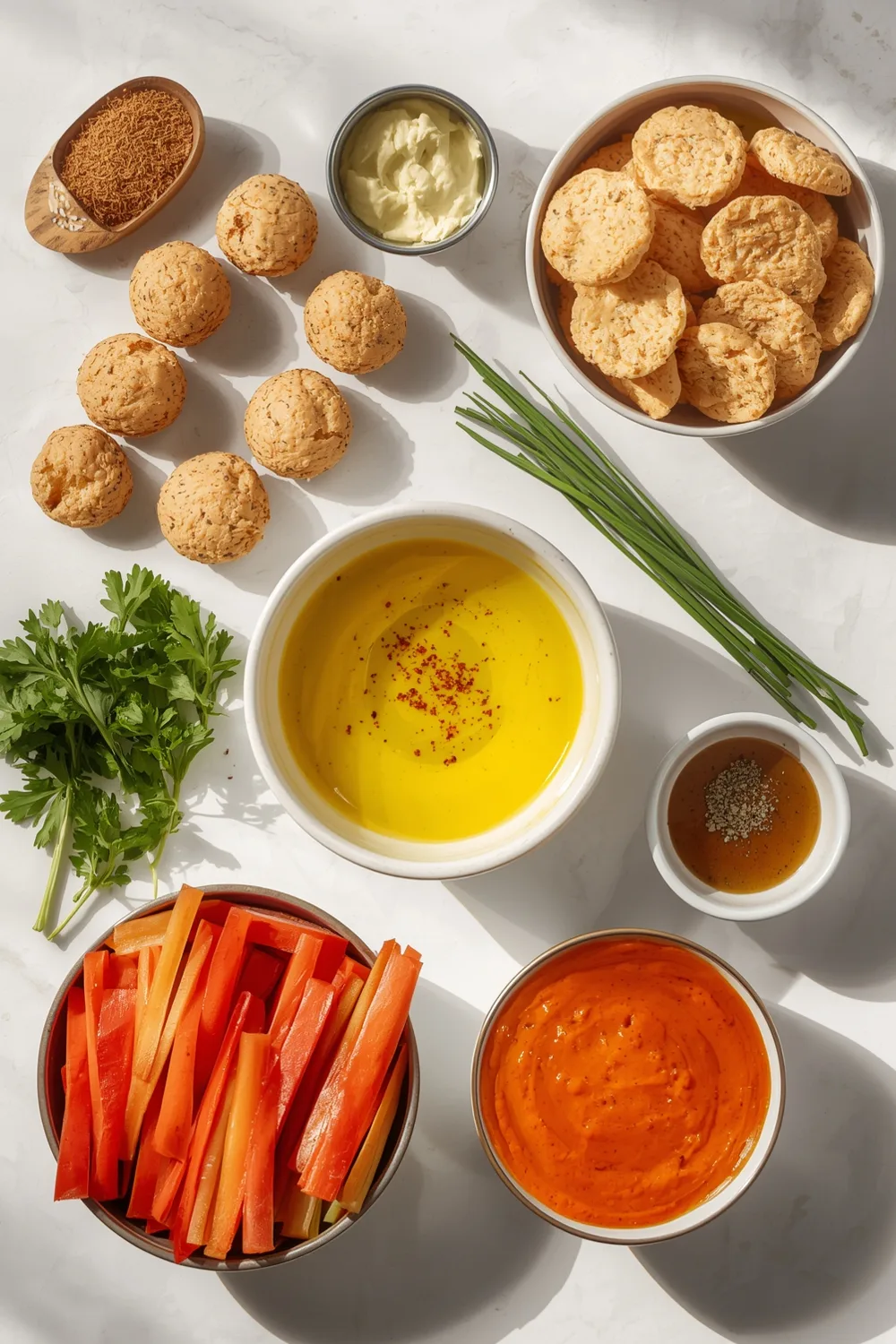 Zesty Lemon Hummus with Veggie Dippers