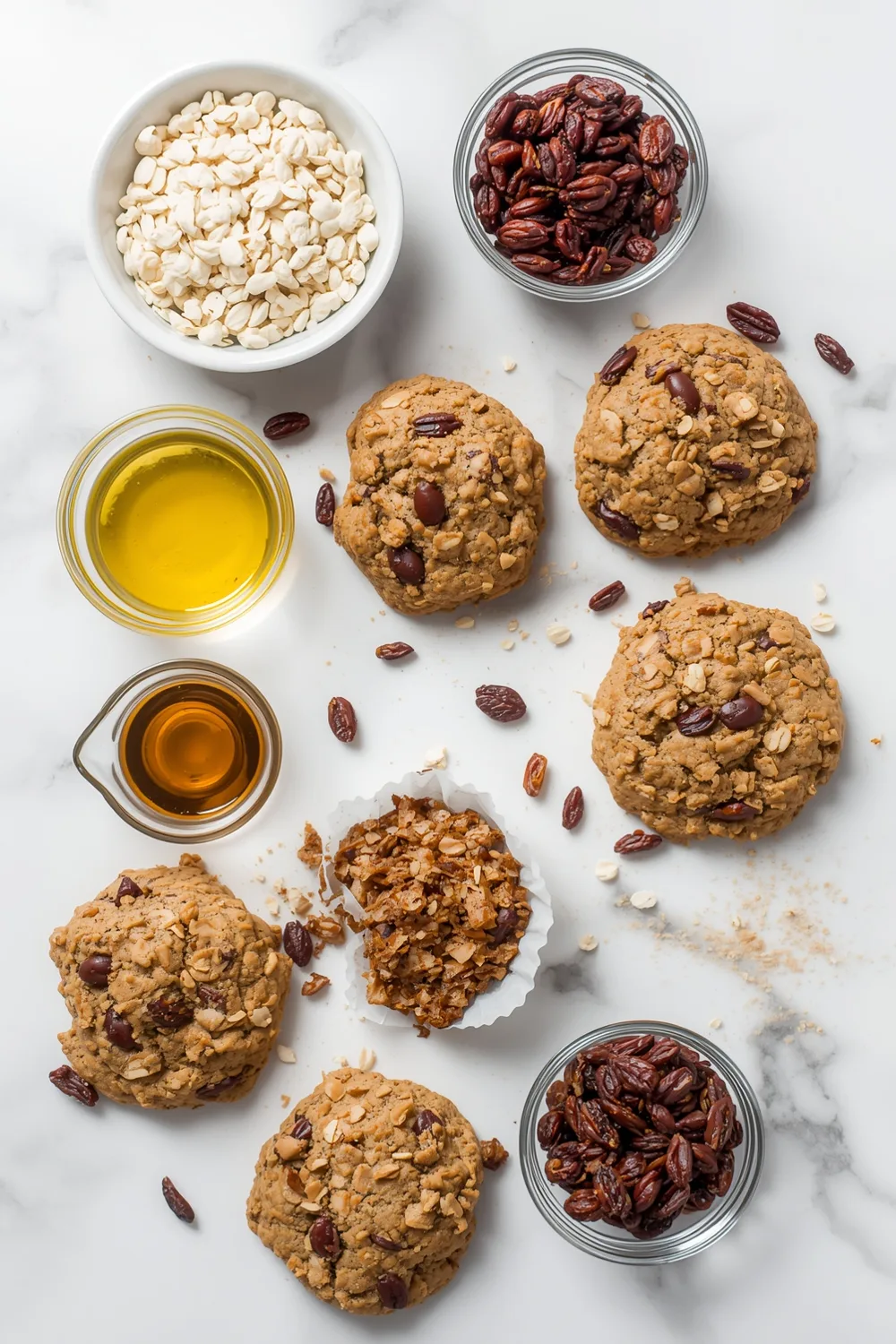 Nutritious Vegan Oatmeal Raisin Cookies Recipe