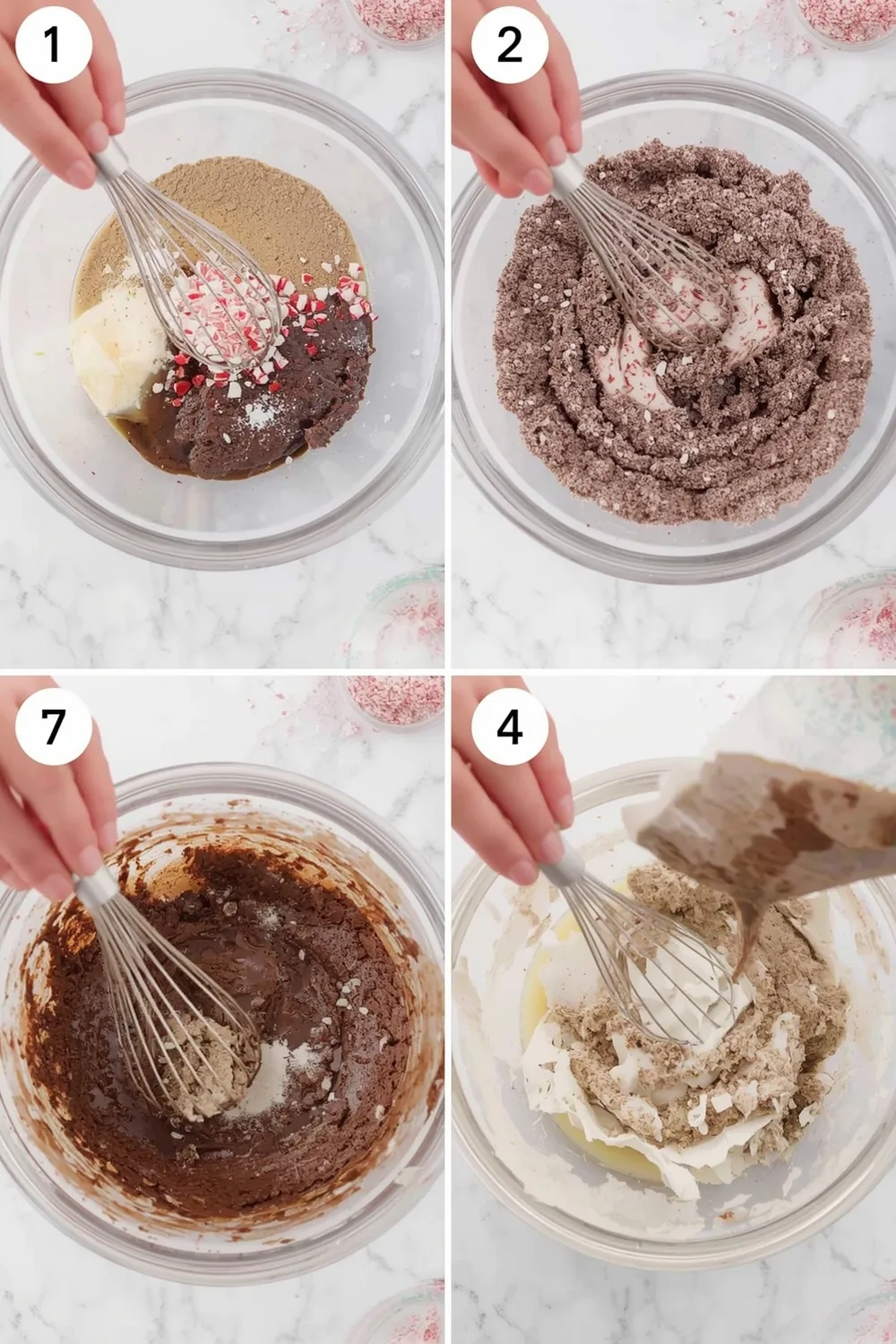 Gooey Gluten Free Peppermint Brownie Bites for the Holidays