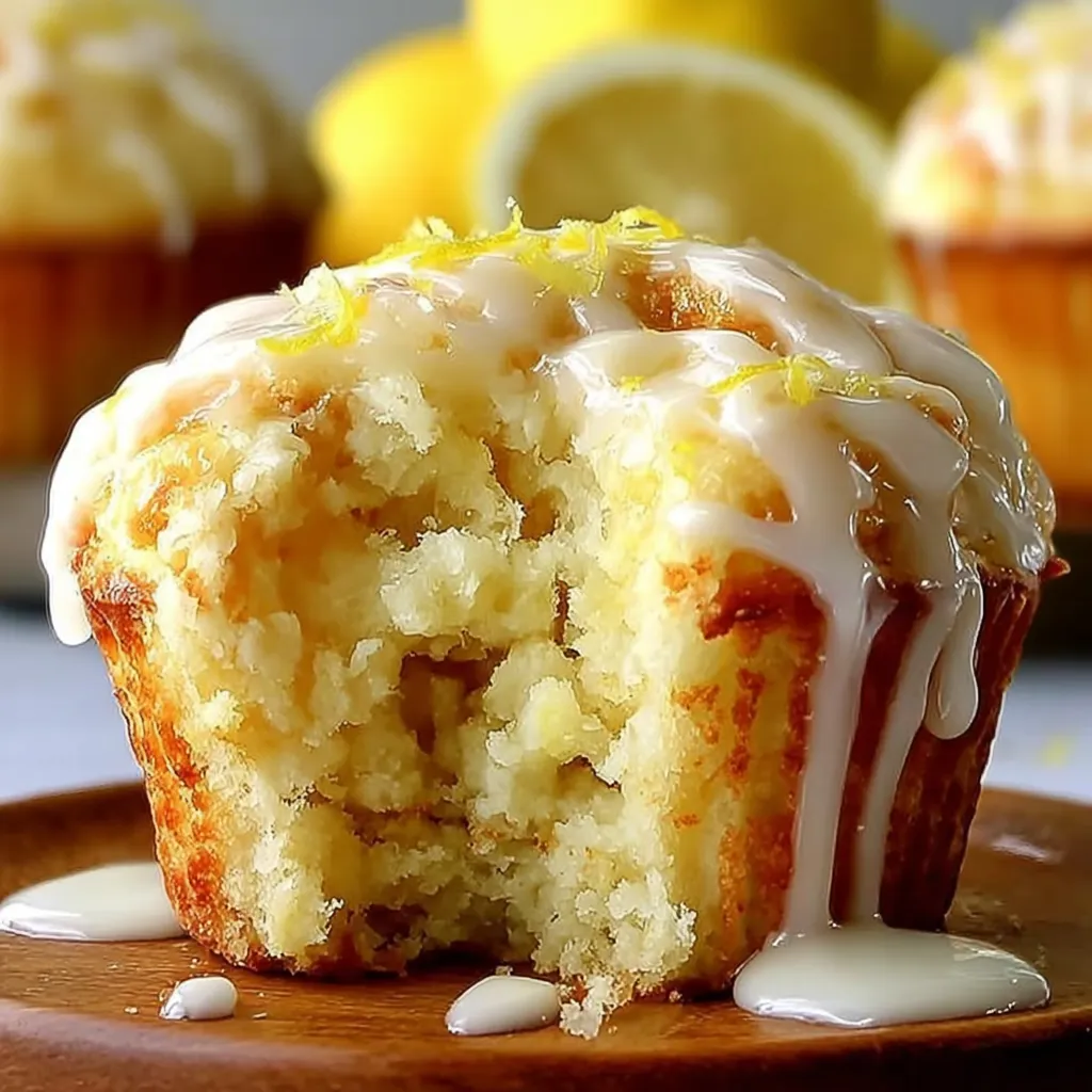 Lemon Cream Cheese Muffins