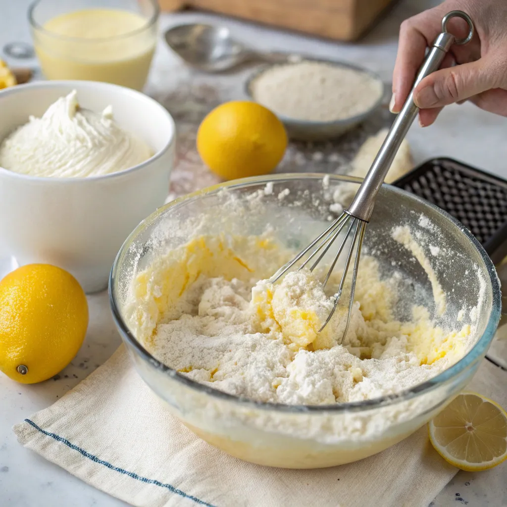 Lemon Cream Cheese Muffins