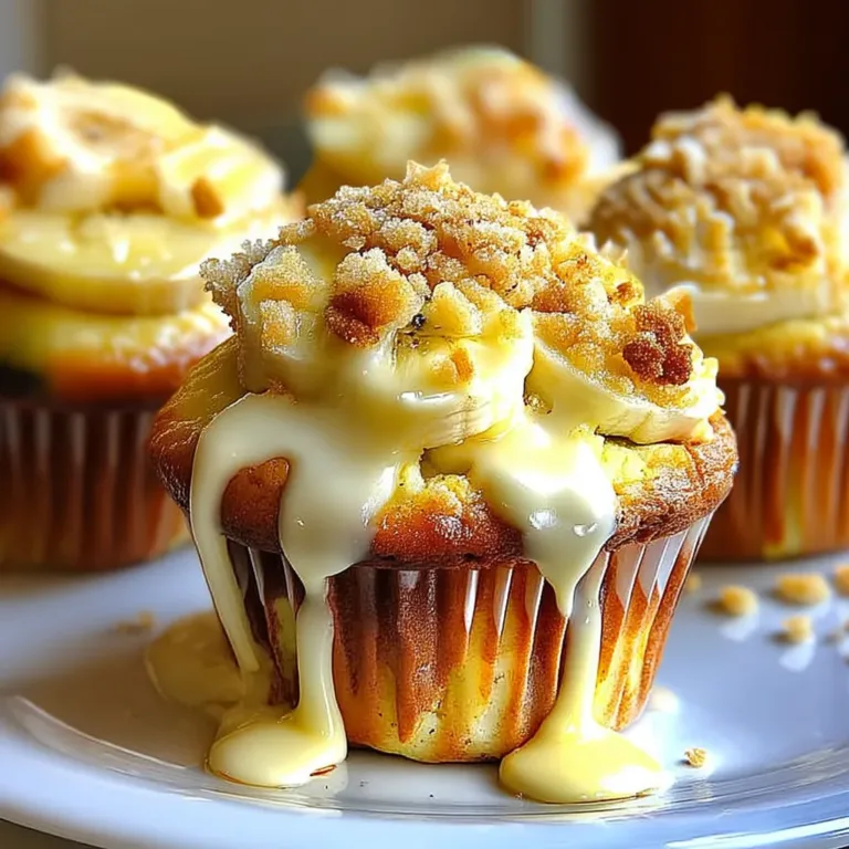 Luxurious Banana Cream Cupcakes