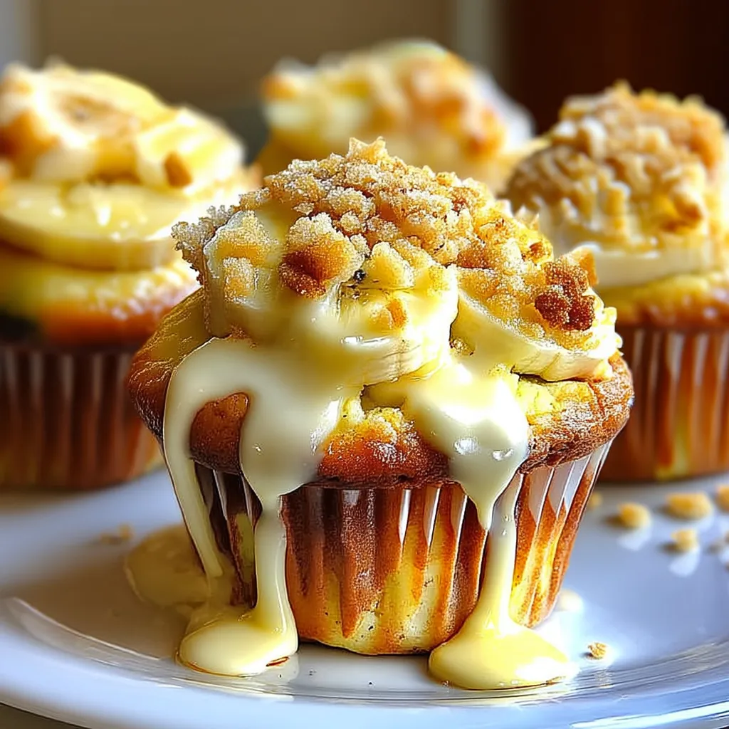 Luxurious Banana Cream Cupcakes