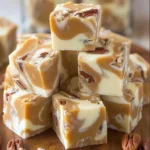 No-Bake Caramel Pecan Fudge Squares