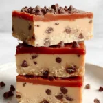 No Bake Chocolate Chip Cookie Dough Bars