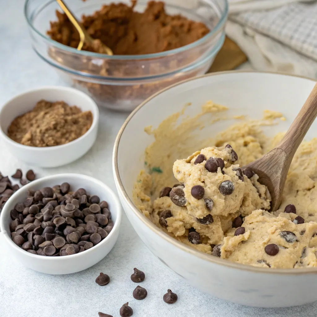 No Bake Chocolate Chip Cookie Dough Bars