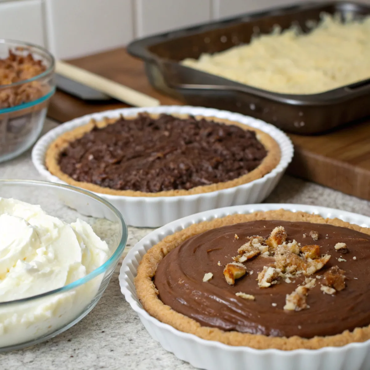 No-Bake German Chocolate Pie