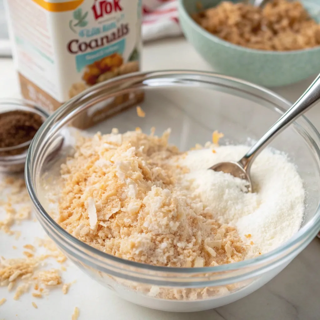 No-Bake Toasted Coconut Macaroons