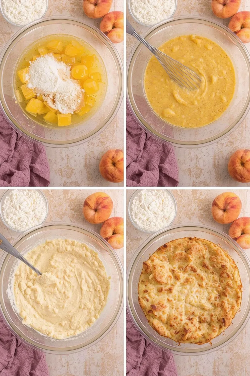 Peach Vanilla Cottage Bake Delight