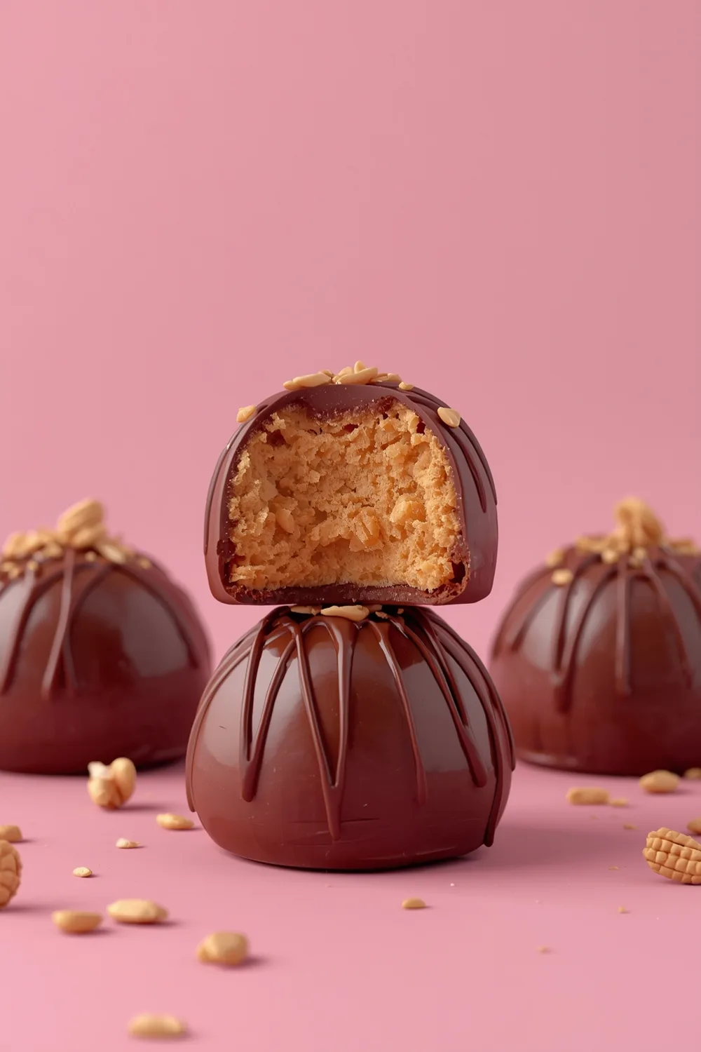 Decadent Peanut Butter Delights with a Chewy Center