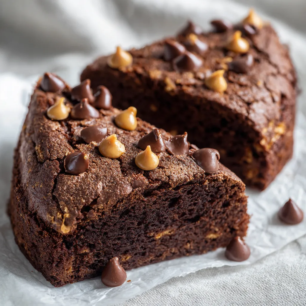 Healthy Peanut Butter Greek Yogurt Double Chocolate Chip Cake 9 Peanut Butter Greek Yogurt Double Chocolate Chip Cake