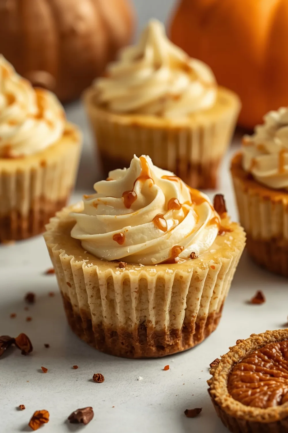 Irresistible Easy Pumpkin Cheesecake Cups - 12 Delicious Servings 2 Irresistible Creamy Pumpkin Cheesecake Cups