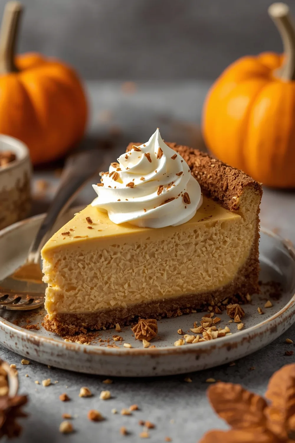 Creamy No Bake Pumpkin Cheesecake Delight