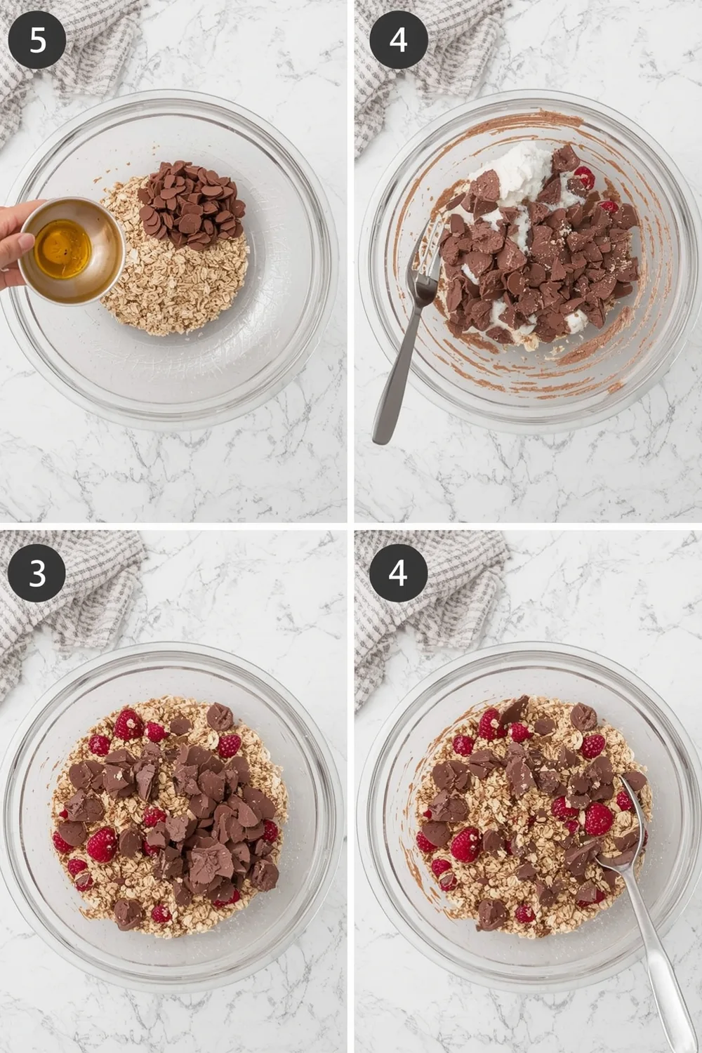 Gluten Free Raspberry Chocolate Oat Delights